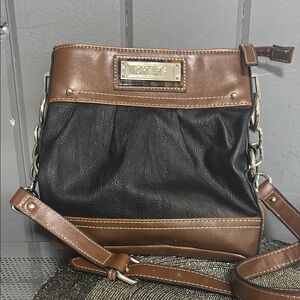 Chaps Leather Crossbody Bag